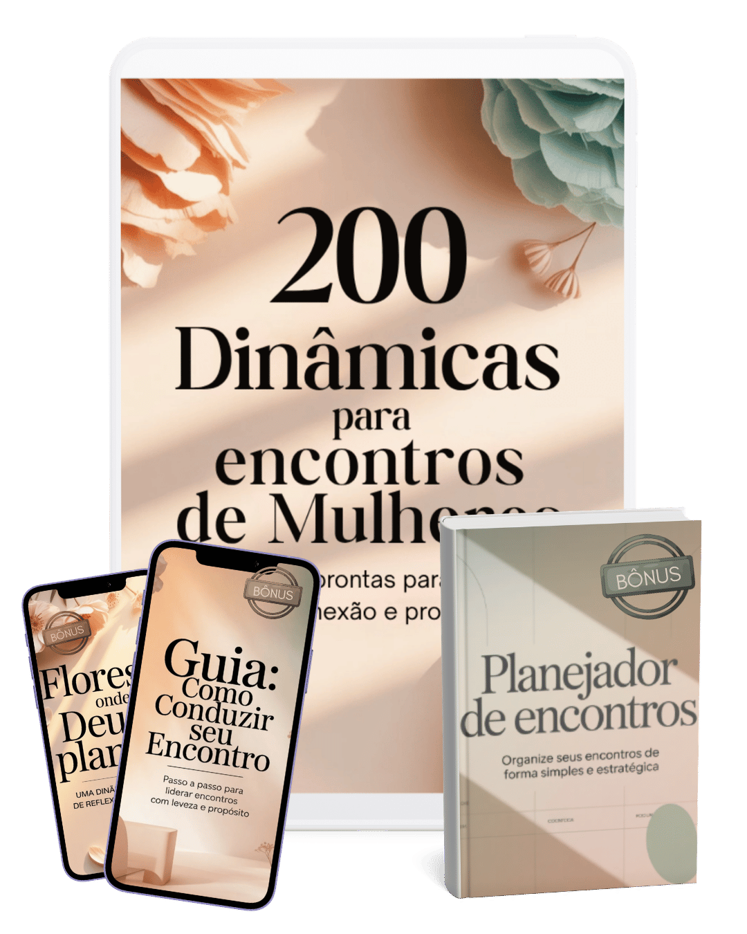 Kit 200 Dinâmicas para Encontros de Mulheres